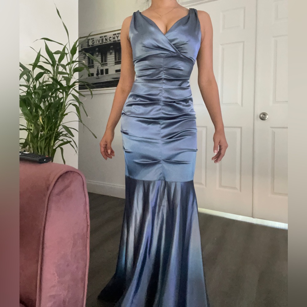 Long siren style formal dress